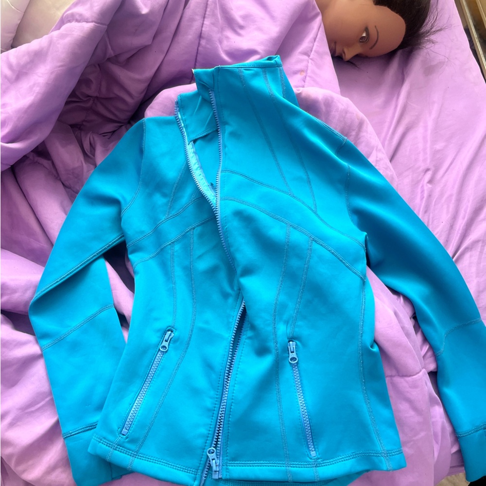Baby blue lululemon define jacket